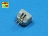 Aber 350L-41 Set of 12 pcs 100 mm barrels M1930 L45 for French ships (1:350)